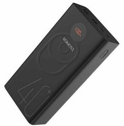 Внешний аккумулятор ROMOSS PEA40 40000mAh черный - фотография № 17