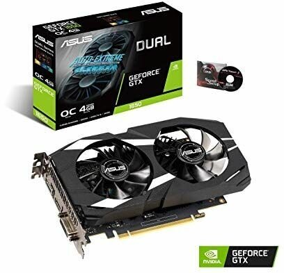 Видеокарта ASUS DUAL-GTX1650-O4GD6-P-EVO