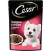 Cesar Паучи для взрослых собак с говядиной кроликом и шпинатом в соусе 85г 10222843 0,085 кг 43489 (41 шт)