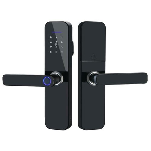 HDcom SL-801 Tuya-WiFi - биометрический Wi-Fi кодовый замок дверной (наличие Wi-Fi модуля / биометрический сенсор) в подарочной упаковке