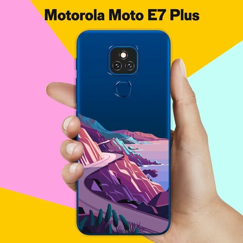 Силиконовый чехол на Motorola Moto E7 Plus Горы 20 / для Моторола Мото Е7 Плюс силиконовый чехол на motorola moto e7 plus искусство для моторола мото е7 плюс