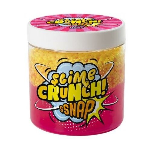 Слайм SLIME Crunch- Ssnap с ароматом клубники 450г