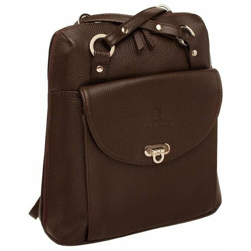 Рюкзак BLACKWOOD, фактура зернистая, коричневый женский рюкзак трансформер ambra brown