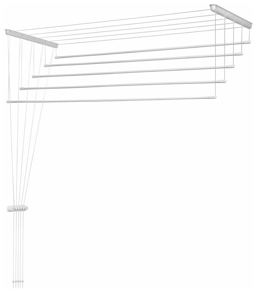 Сушилка для белья "Лиана" потолочная 5 линий 1.2м.