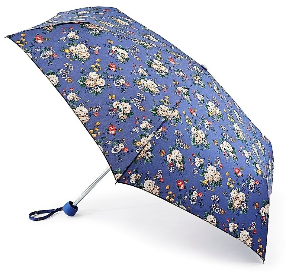 L768-3068 SprayFlowersBlue (Цветы на голубом) Зонт женский механика Cath Kidston Fulton 