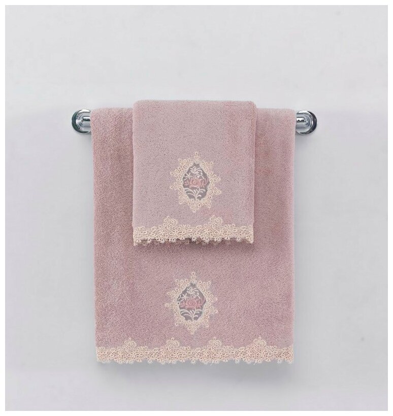 Полотенце Maud цвет: лиловый (50х100 см) Soft cotton - фото №1
