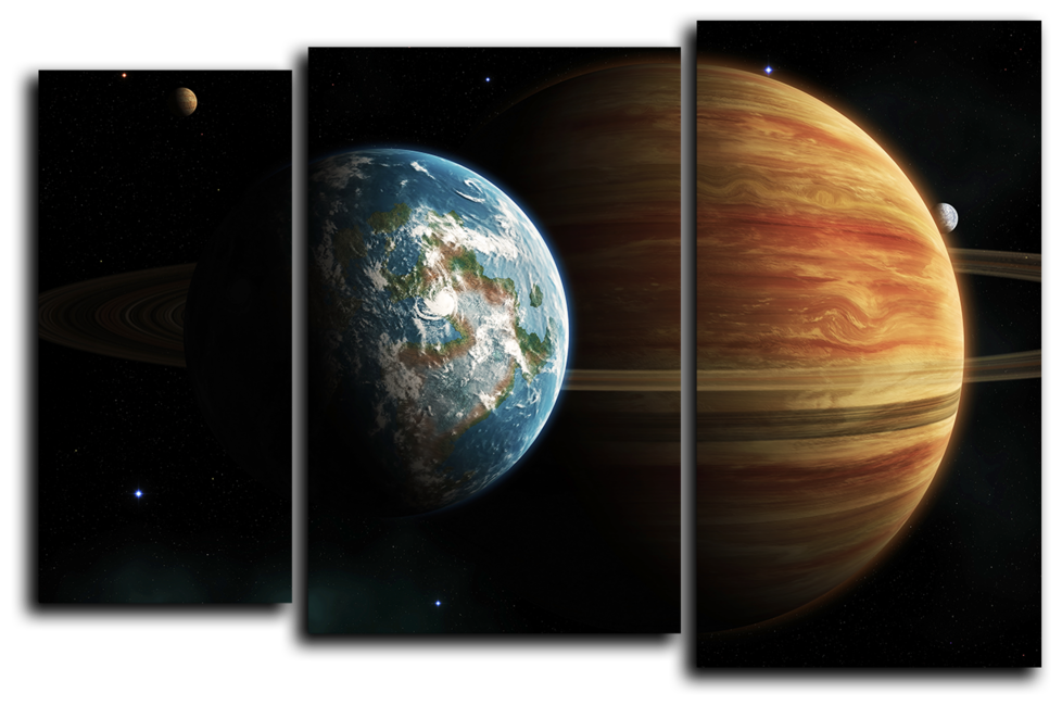 Модульная картина "Планеты солнечной системы"