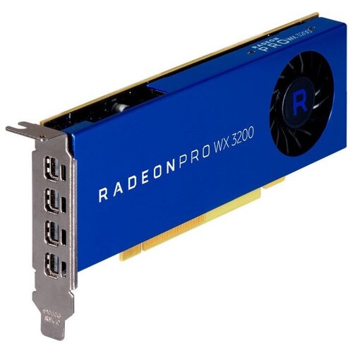 Профессиональная видеокарта AMD Radeon Pro WX 3200 4096Mb (100-506115)