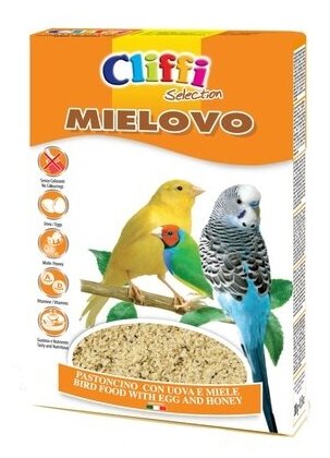 Cliffi (Италия) Яичный корм с медом для всех Зерноядных птиц (Mielovo) PCOA217 | Mielovo, 0,3 кг