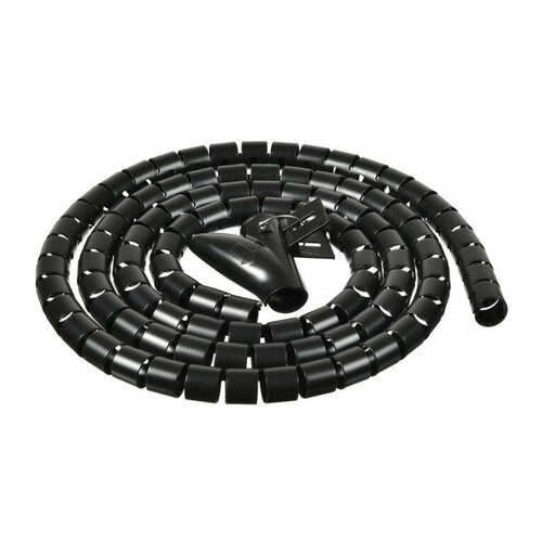 фото Кабельный органайзер buro bhp cg155b spiral hose 15x1500 мм, black