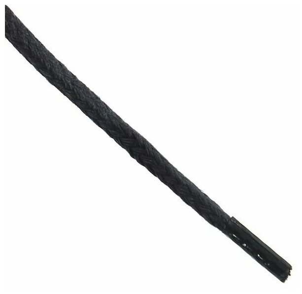 Corbby Шнурки круглые тонкие, черные, 90 см - фотография № 9