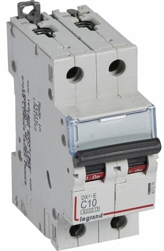 Автоматический выключатель Legrand DX3-E (С) 6kA 10 А