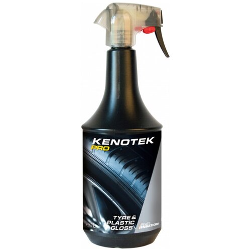 KENOTEK/ TYRE AND PLASTIC GLOSS 1L/ чернитель резины/ чернитель пластика/ чернитель шин/ восстановитель пластика автомобильный