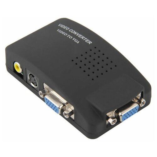 Видеоадаптер AV/VGA, RCA, композитный разъем S-Video vga svga to s video 3 rca av vga to video tv out s video av adapter converter for pc computer laptop