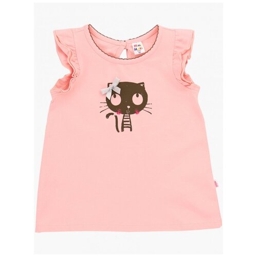 футболка для девочек mini maxi модель 1798 цвет розовый размер 92 Футболка Mini Maxi, размер 92, розовый