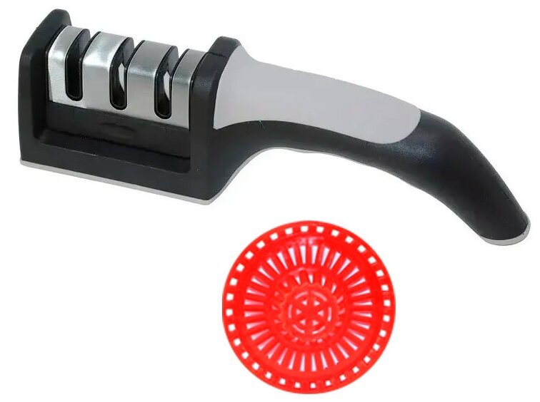 Точилка для ножей ножеточка + сетка фильтр для раковины