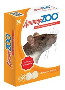 Доктор ЗОО мв Лакомство дкрыс и мышей 60таб