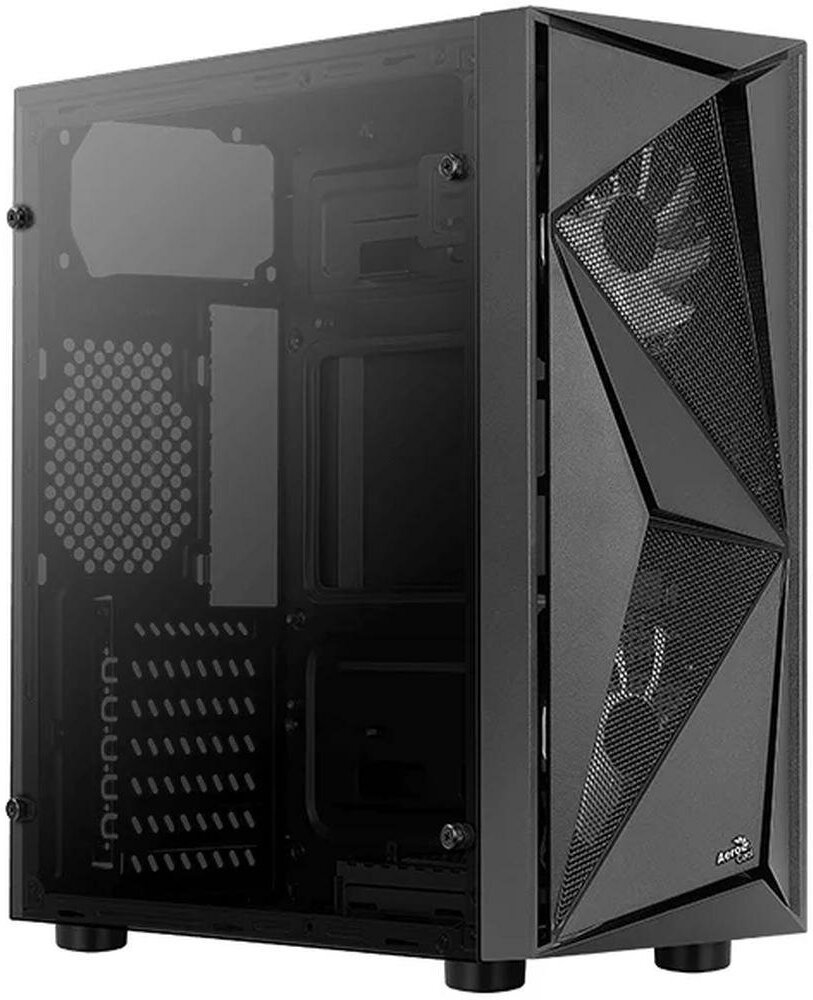 Корпус ATX Miditower AeroCool Glider Cosmo-G-BK-v1 Black