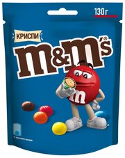 M&M's Криспи драже с хрустящим центром, 130 г, пакет