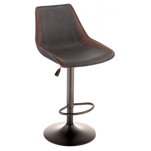 фото Стул барный woodville kozi серый / коричневый