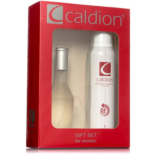 Hunca Женский Caldion For Women Набор: туалетная вода (edt) 50мл, дезодорант-спрей 150мл