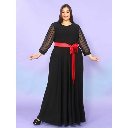 Платье Magesty, размер 60-62, черный