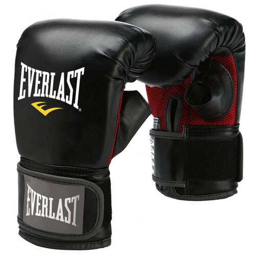 Боксерские перчатки Everlast снарядные Martial Arts Pu черные L/XL