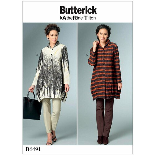 Выкройка BUTTERICK №6491 Рубашка-туника выкройка butterick 5770 топ туника