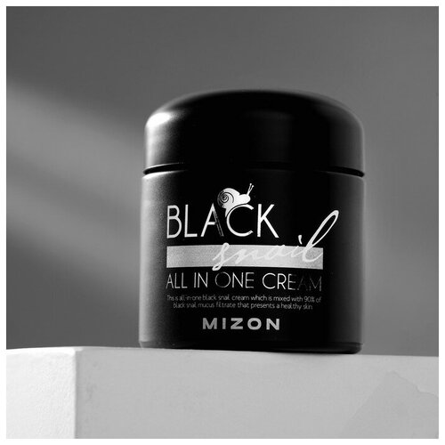 Крем с экстрактом черной улитки MIZON Black Snail All In One Cream, 75 мл