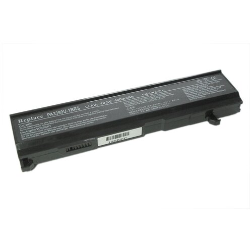 Аккумуляторная батарея для ноутбука Toshiba A100, A105, M45 (PA3399U) 5200mAh OEM черная аккумуляторная батарея для ноутбука toshiba a100 a105 m45 pa3399u 5200mah oem черная