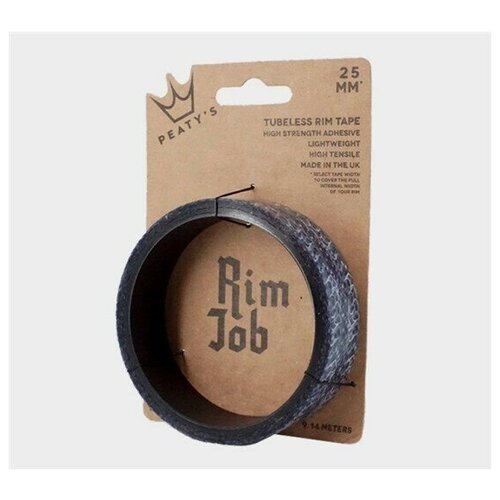 Лента ободная бескамерная Peatys Rim Job Rim Tape 25 мм x 9 м (Англия)