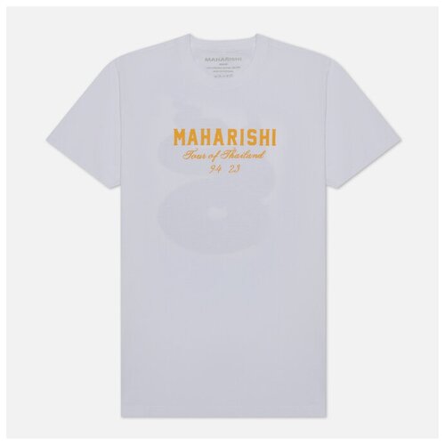 Мужская футболка maharishi Temple Naga белый, Размер S