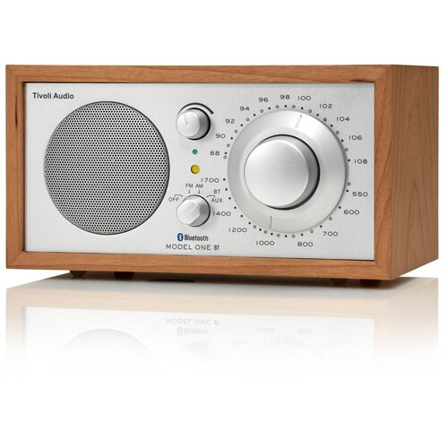 Радиоприемник Tivoli Audio Model One BT Silver/Cherry, цвет: Серебряный / Вишня