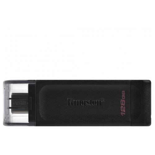 Флеш-память Kingston DataTraveler 70, USB-C 3.2 G1, чер, DT70/128GB флеш память kingston datatraveler 70 usb c 3 2 g1 чер dt70 128gb