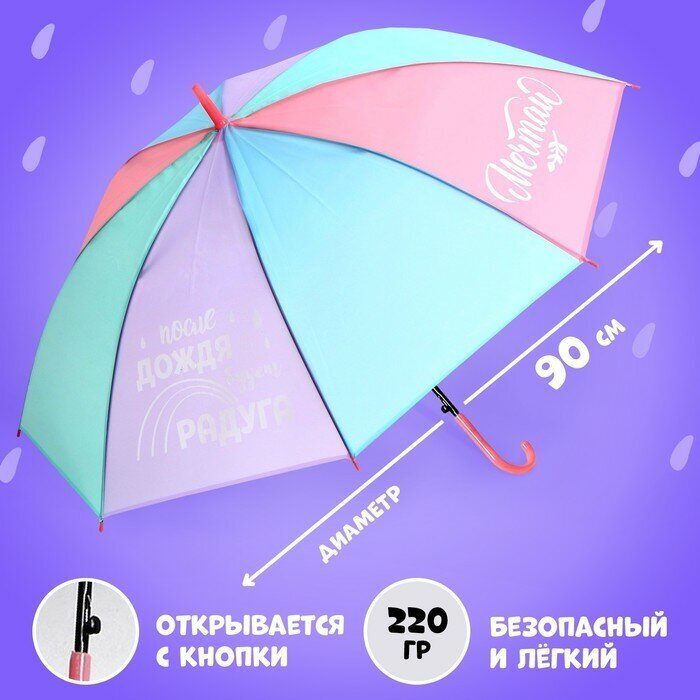 Зонт полуавтомат 