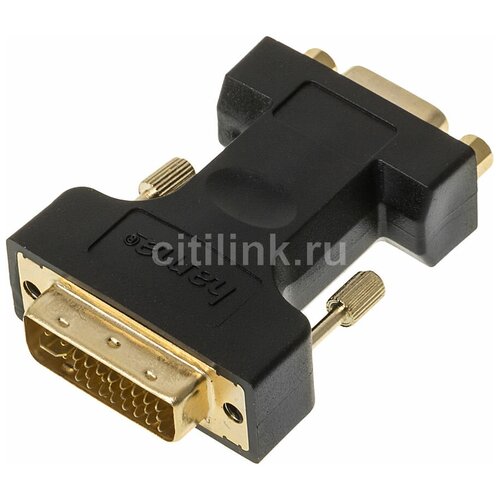 Переходник HAMA DVI-I (M) - VGA (F), HAMA H-45073 (00045073) адаптер hama vga f minidisplayport m h 53247