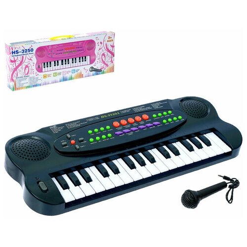 Синтезатор Музыкальная игра с микрофоном, 32 клавиши синтезатор музыкальная игра с микрофоном 32 клавиши 755969