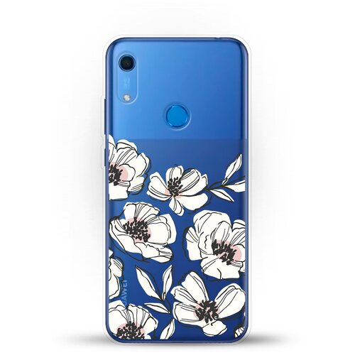 фото Силиконовый чехол цветы на huawei y6s andy & paul