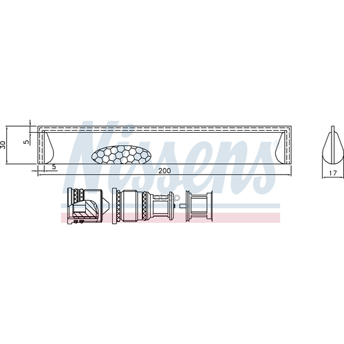 Осушитель Кондиционера Toyota/Suzuki/Lexus Nissens арт. 95351