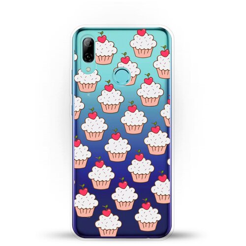 фото Силиконовый чехол капкейки на huawei p smart (2019) andy & paul