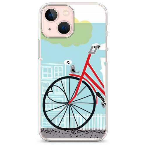 фото Силиконовый чехол "хобби велосипед 9" на apple iphone 13 mini / айфон 13 мини case place