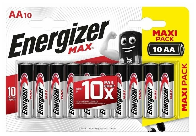 Батарейка Energizer Max AA/LR6 12 шт.
