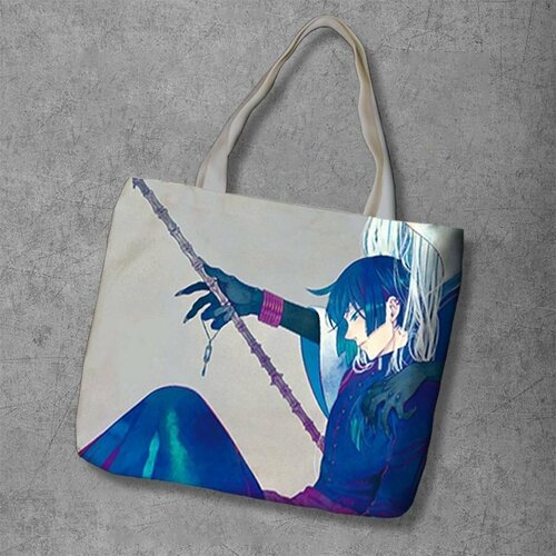 фото Сумка шоппер anime dakimakura, фактура рельефная, мультиколор