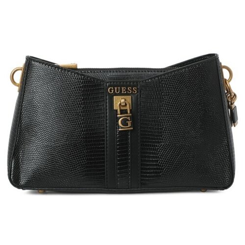 Сумка GUESS, черный сумка кросс боди guess katey flap shoulder bag коричневый