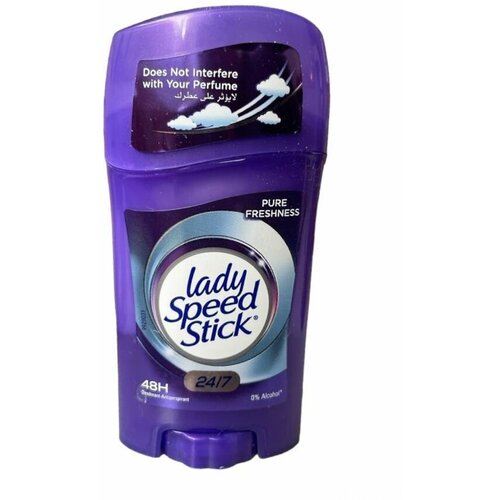 Lady Speed Stick 24/7 Свежесть Облаков, Дезодорант-антиперспирант стик твердый, женский 40 гр.