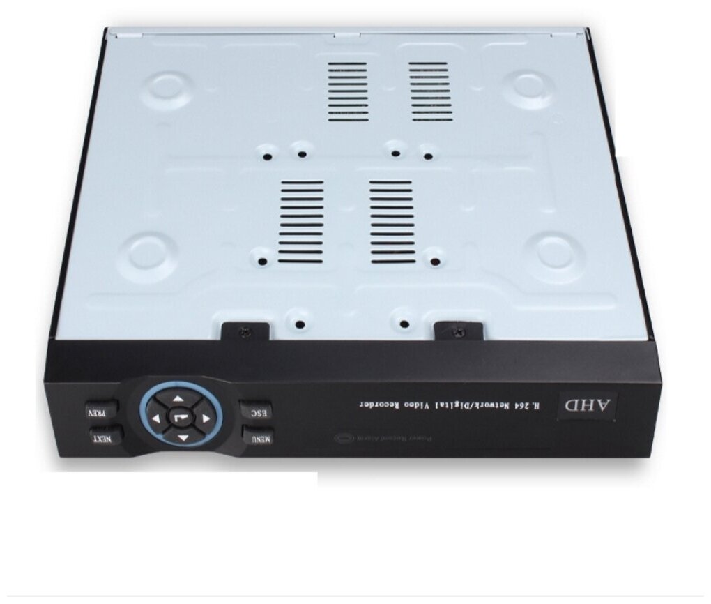Видеорегистратор гибридный 8-и канальный для сетевых и AHD камер до 2 мп REG003