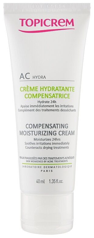 Topicrem AC Compensating Moisturizing Cream Крем компенсирующий увлажняющий для лица, 40 мл