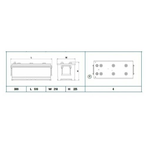 Аккумулятор Exide Startpro [12v 180ah 1000a B3] EXIDE арт. EG1806