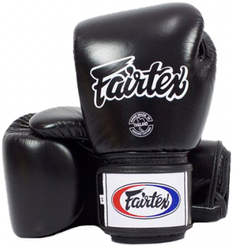 Боксерские перчатки Fairtex BGV1 Чёрные (12 унций)