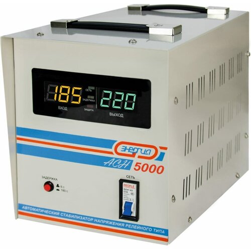 Стабилизаторы (регуляторы) напряжения 6188 Стабилизатор напряжения Энергия АСН - 5000 с цифр. дисплеем